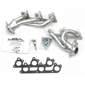 JBA Performance Exhaust 1617SJS 1 1/2" Header Shorty Stainless Steel 05-10 Mustang V6 Silver Ceramic