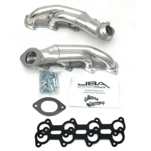 JBA Performance Exhaust 1625S-9JS 1 5/8" Header Shorty Stainless Steel 99-04 Mustang GT 4.6L (2V) Silver Ceramic